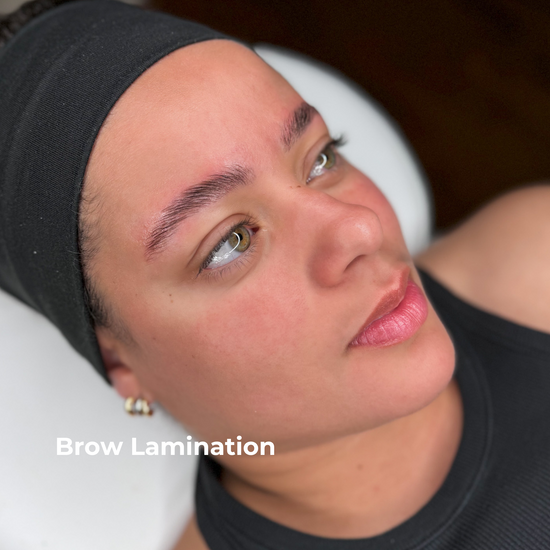 brow lamination brow shaping